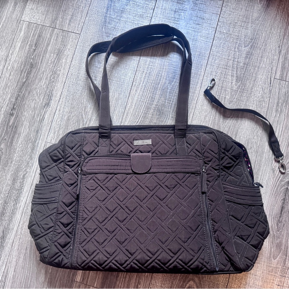 Stylish Black Quilted Women's Bag/travel/diaper bag
